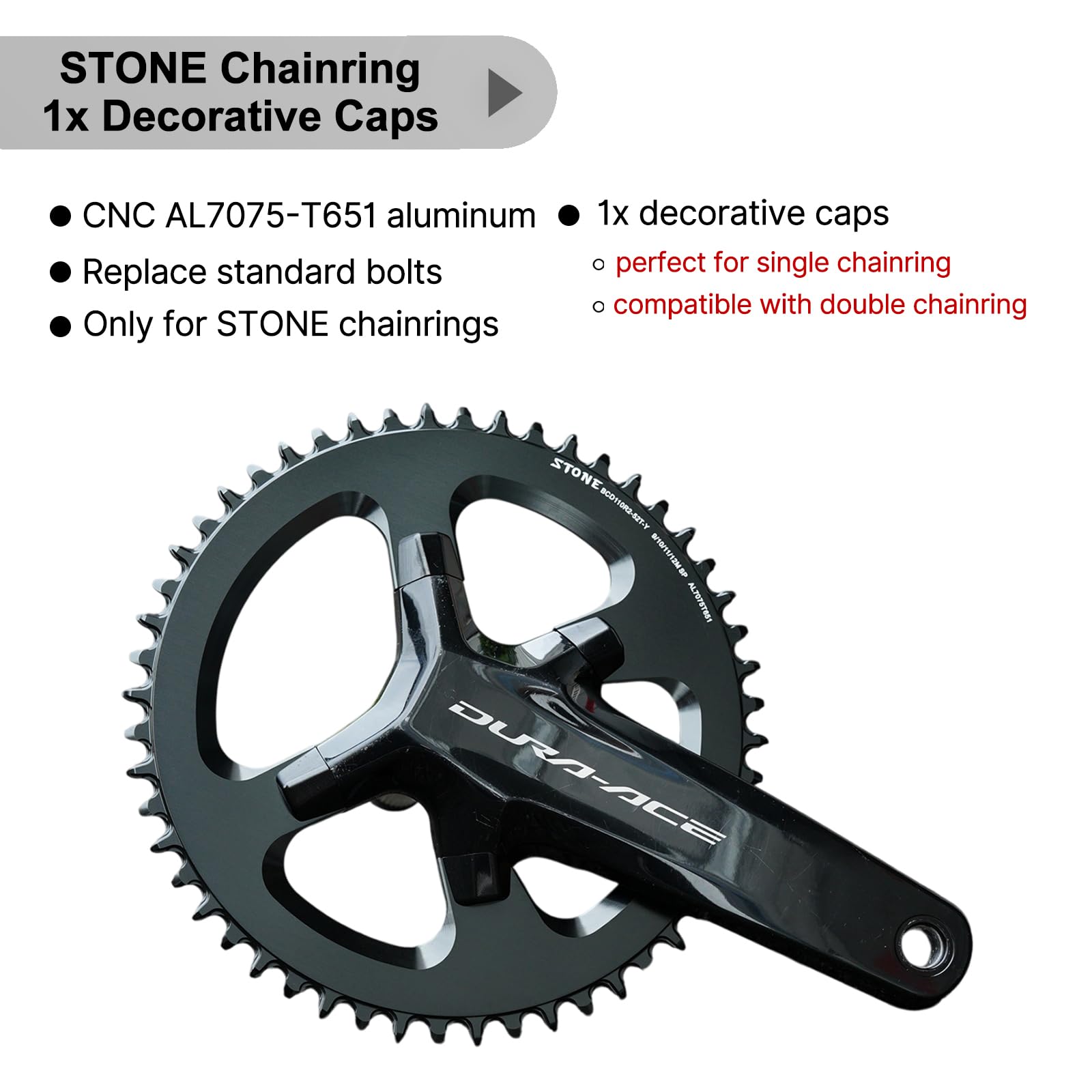 Amazon | DJC Components AL7075 チェーンリングカバー 105 R7000